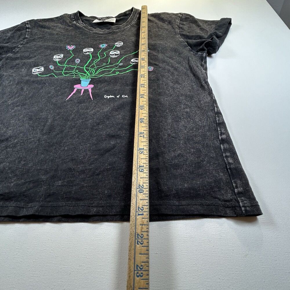 Kingdom of Klah Graphic Tee Sz S Hand Printed New Zealand Art Shirt Nina van der - Picture 7 of 11